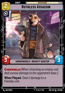 Ruthless Assassin - Shadows of the Galaxy (Common) [SHD-235]