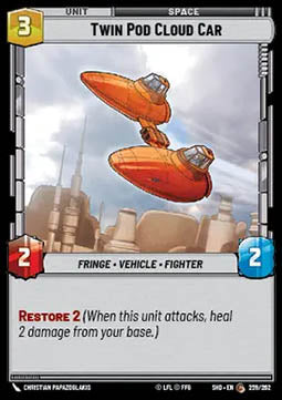 Twin Pod Cloud Car - Shadows of the Galaxy (Common) [SHD-259]