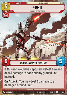 IG-11, I Cannot Be Captured - Shadows of the Galaxy: Extras (Uncommon) [XSHD-439]