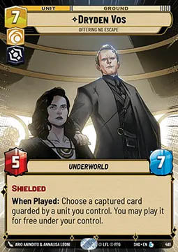 Dryden Vos, Offering No Escape - Shadows of the Galaxy: Extras (Legendary) [XSHD-461]