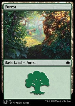 Forest (V.1) - Bloomburrow: Extras (Land) [XBLB-377]