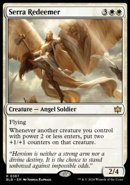 Serra Redeemer - Bloomburrow: Extras (Rare) [XBLB-387]