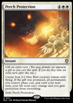 Perch Protection - Commander: Bloomburrow (Rare) [BLC-11]