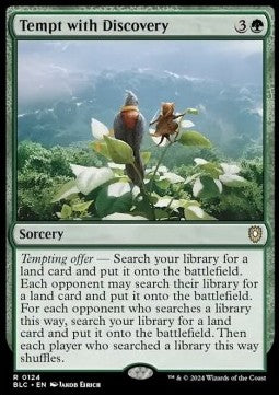 Tempt with Discovery - Commander: Bloomburrow (Rare) [BLC-124]