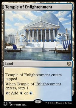 Temple of Enlightenment - Commander: Bloomburrow (Rare) [BLC-339]