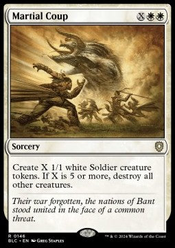 Martial Coup - Commander: Bloomburrow (Rare) [BLC-146]