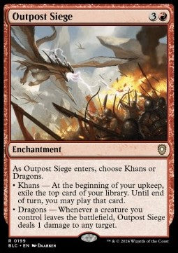 Outpost Siege - Commander: Bloomburrow (Rare) [BLC-199]