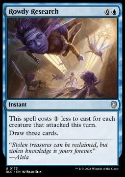 Rowdy Research - Commander: Bloomburrow (Uncommon) [BLC-173]