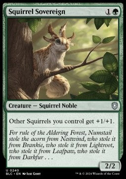 Squirrel Sovereign - Commander: Bloomburrow (Uncommon) [BLC-240]