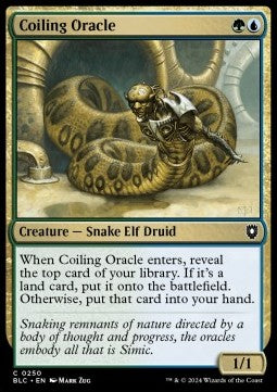 Coiling Oracle - Commander: Bloomburrow (Common) [BLC-250]