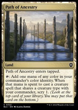 Path of Ancestry - Commander: Bloomburrow (Common) [BLC-322]