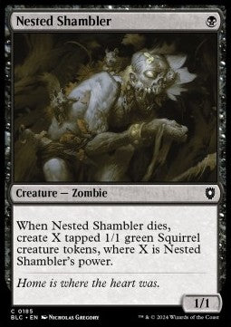 Nested Shambler - Commander: Bloomburrow (Common) [BLC-185]