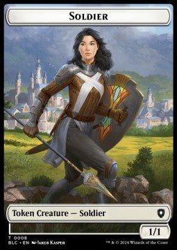Soldier Token (W 1/1) // Citizen Token (GW 1/1) - Bloomburrow: Tokens (Token) [TBLB-CT 8/33]