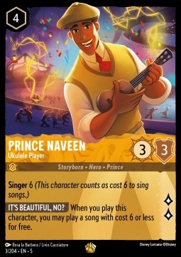 Prince Naveen - Ukulele Player (V.1) - Shimmering Skies (Legendary) [5SSK-3]