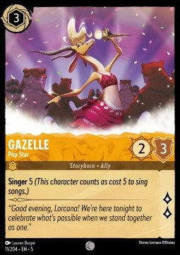 Gazelle - Pop Star - Shimmering Skies (Common) [5SSK-11]