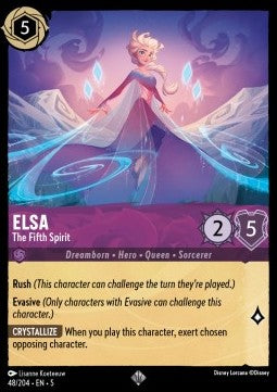 Elsa - The Fifth Spirit - Shimmering Skies (Super Rare) [5SSK-48]
