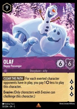 Olaf - Happy Passenger (V.1) - Shimmering Skies (Rare) [5SSK-50]