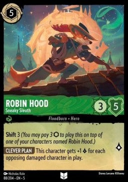 Robin Hood - Sneaky Sleuth - Shimmering Skies (Uncommon) [5SSK-88]