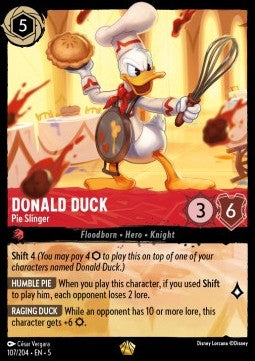 Donald Duck - Pie Slinger (V.1) - Shimmering Skies (Legendary) [5SSK-107]