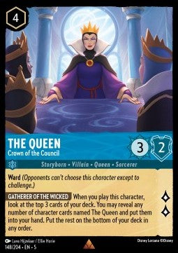 The Queen - Crown of the Council - Shimmering Skies (Rare) [5SSK-148]