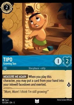 Tipo - Growing Son - Shimmering Skies (Uncommon) [5SSK-157]