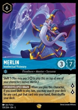 Merlin - Intellectual Visionary - Shimmering Skies (Legendary) [5SSK-159]