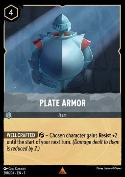 Plate Armor - Shimmering Skies (Rare) [5SSK-201]