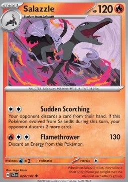 Salazzle - Stellar Crown (Uncommon) [SCR-024]
