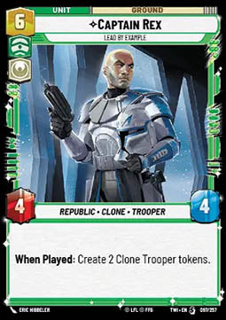 Captain Rex, Lead by Example - Twilight of the Republic (Special) [TWI-097]