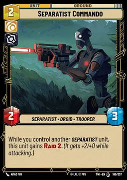 Separatist Commando - Twilight of the Republic (Special) [TWI-180]