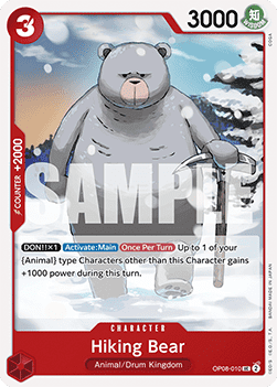 Hiking Bear (OP08-010) - Two Legends (Uncommon) [OP08-010]