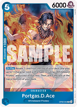 Portgas.D.Ace (OP08-052) (V.1) - Two Legends (Rare) [OP08-052]