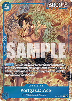 Portgas.D.Ace (OP08-052) (V.2) - Two Legends (Alternate Art) [OP08-052]