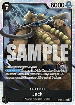 Jack (OP08-084) (V.1) - Two Legends (Super Rare) [OP08-084]