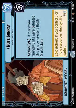 Nute Gunray, Vindictive Viceroy - Twilight of the Republic (Common) [TWI-002]
