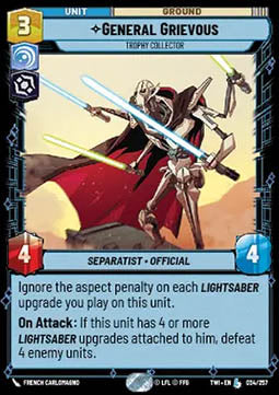 General Grievous, Trophy Collector - Twilight of the Republic (Legendary) [TWI-034]