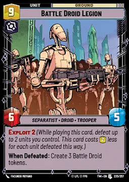 Battle Droid Legion - Twilight of the Republic (Uncommon) [TWI-235]