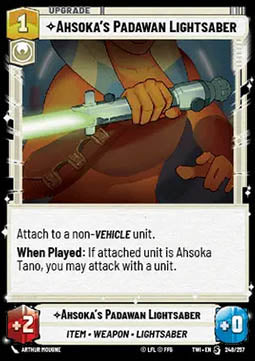 Ahsoka’s Padawan Lightsaber - Twilight of the Republic (Special) [TWI-248]