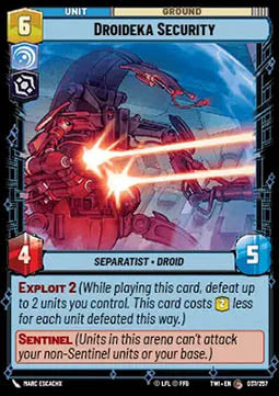 Droideka Security - Twilight of the Republic (Common) [TWI-037]