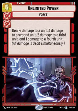 Unlimited Power - Twilight of the Republic (Legendary) [TWI-156]