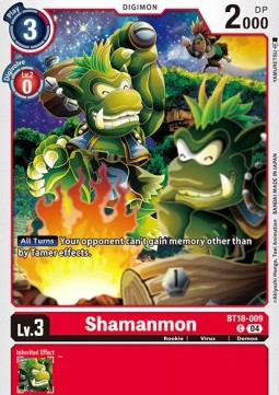 Shamanmon (BT18-009) - Special Booster Ver 2.0 (Common) [SB2.0-009]