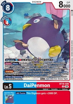 DaiPenmon (BT18-026) - Special Booster Ver 2.0 (Uncommon) [SB2.0-026]