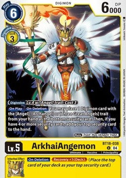 ArkhaiAngemon (BT18-038) - Special Booster Ver 2.0 (Uncommon) [SB2.0-038]