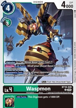 Waspmon (BT18-046) - Special Booster Ver 2.0 (Common) [SB2.0-046]