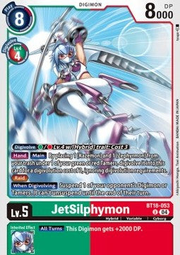 JetSilphymon (BT18-053) - Special Booster Ver 2.0 (Uncommon) [SB2.0-053]