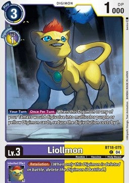 Liollmon (BT18-075) - Special Booster Ver 2.0 (Common) [SB2.0-075]