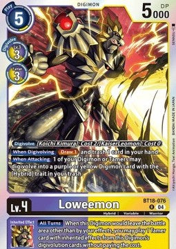 Loweemon (BT18-076) - Special Booster Ver 2.0 (Rare) [SB2.0-076]