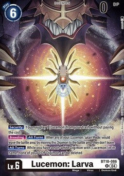 Lucemon: Larva (BT18-086) - Special Booster Ver 2.0 (Rare) [SB2.0-086]