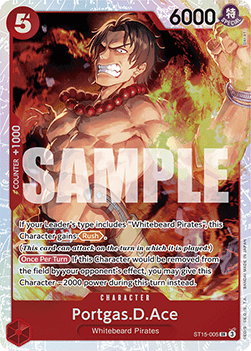 Portgas.D.Ace (ST15-005) - Starter Deck: Edward.Newgate (Super Rare) [ST-15-005]