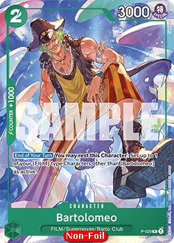 Bartolomeo (P-029) - Starter Deck: Green Uta (Promo) [ST-16-P-029]
